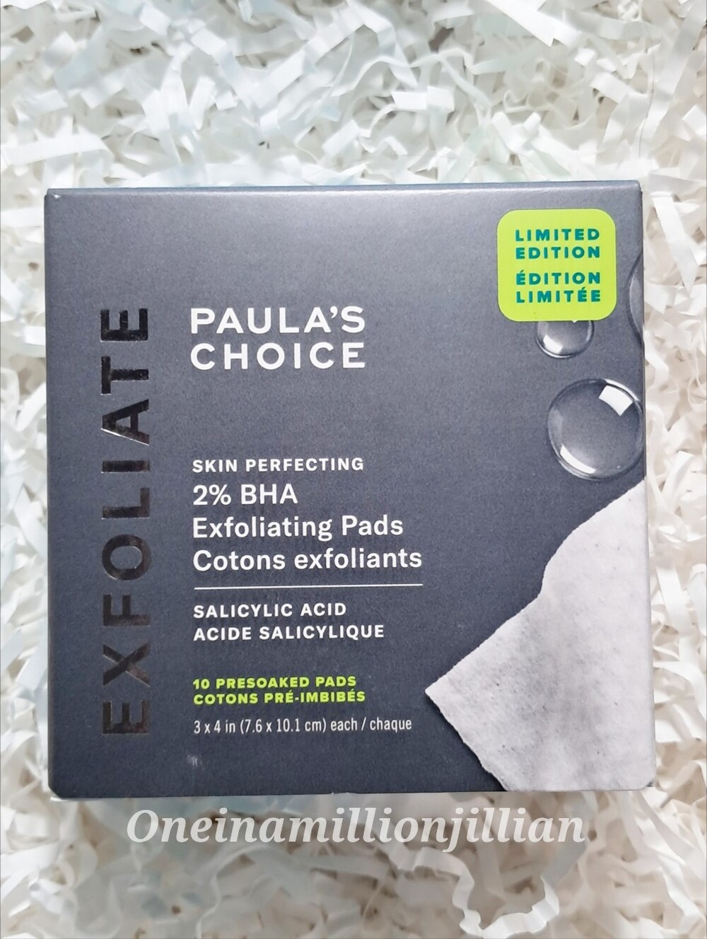 Paula's Choice Skin Perfecting 2% BHA Exfoliating Toner Pads for Clear Skin